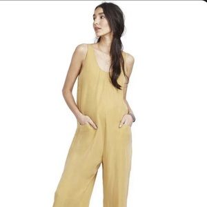 Hatch Mustard Yellow Sleeveless Wide-Leg Jumpsuit